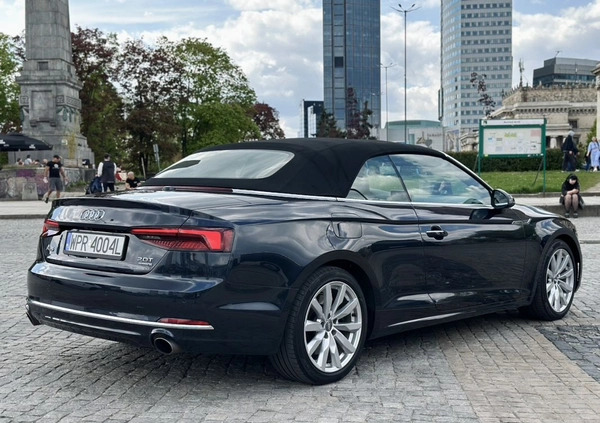 Audi A5 cena 127900 przebieg: 67500, rok produkcji 2018 z Warszawa małe 704